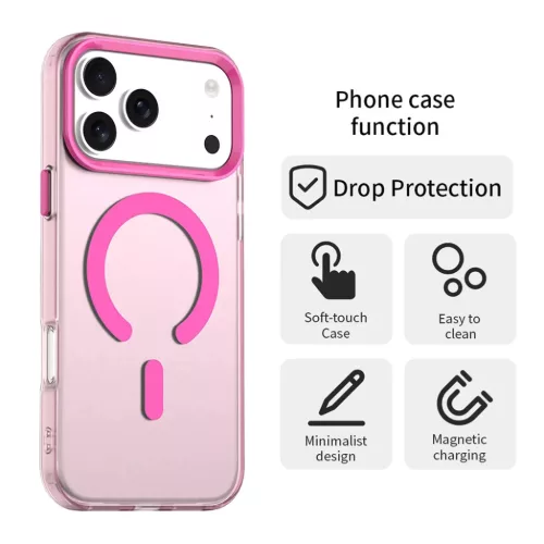  iPhone 18 Pro / iPhone 17 Pro rózsaszín Techsuit CandyCase MagSafe -5949419380196 6 kép