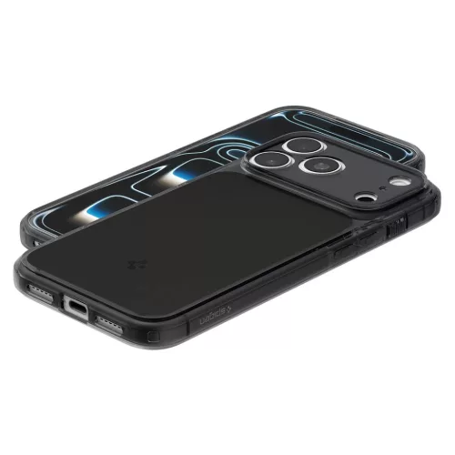  iPhone 18 Pro Max / iPhone 17 Pro Max matt fekete Spigen Ultra Hybrid-8800337252606 4 kép