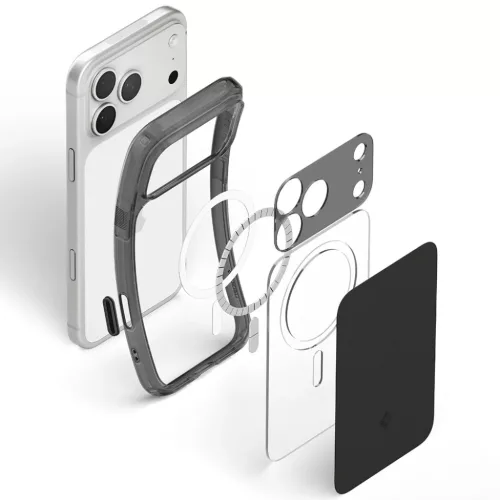  iPhone 18 Pro Max / iPhone 17 Pro Max matt fekete Spigen Ultra Hybrid-8800337252606 7 kép