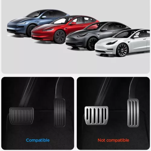  Tesla Model 3 / Model Y ezüst Spigen Stuttgart rozsdamentes acél pe-8809811860634 5 kép
