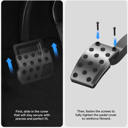  Tesla Model 3 / Model Y ezüst Spigen Stuttgart rozsdamentes acél pe-8809811860634 6 kép
