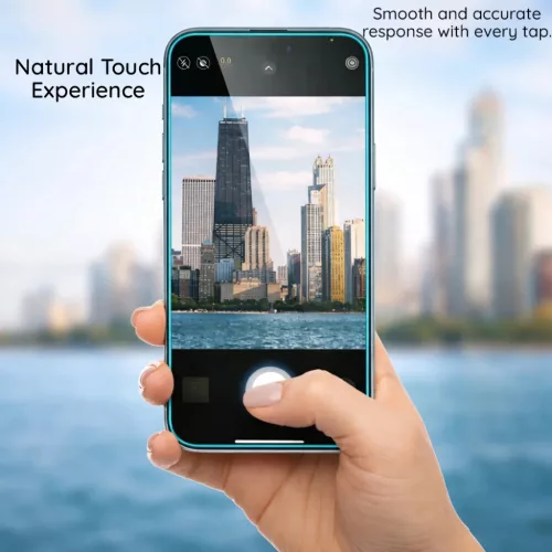 iPhone 18 Pro Spigen Glas.tR EZ-FIT Pro HD (AGL12028) betekintésvéde-8800337251579 5 kép