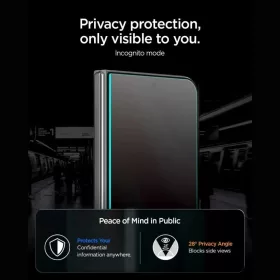  iPhone Duo Spigen Glass.tR EZ Fit Pro HD betekintésgátló edzett ü-8800337251449 2 kép