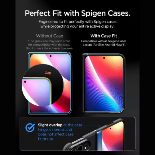  iPhone Duo Spigen GLAS.tR EZ Fit Pro HD edzett üveg kijelzővédő, -8800337251432 7 kép