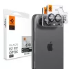  iPhone Duo Fekete Spigen Glass tR EZ Fit Optik Pro kameralencse-védő edzett üveg, 2 db