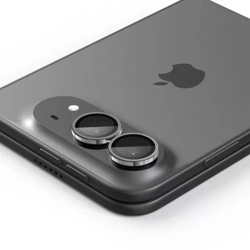  iPhone Duo fehér Spigen Glass tR EZ Fit Optik Pro kameravédő edzet-8800337251418 4 kép