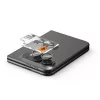  iPhone Duo fehér Spigen Glass tR EZ Fit Optik Pro kameravédő edzet-8800337251418 5 kép