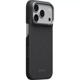  iPhone 18 Pro / 17 Pro bazaltfekete Pitaka Edge Case Argyle aramid sz-741654371466 1 kép
