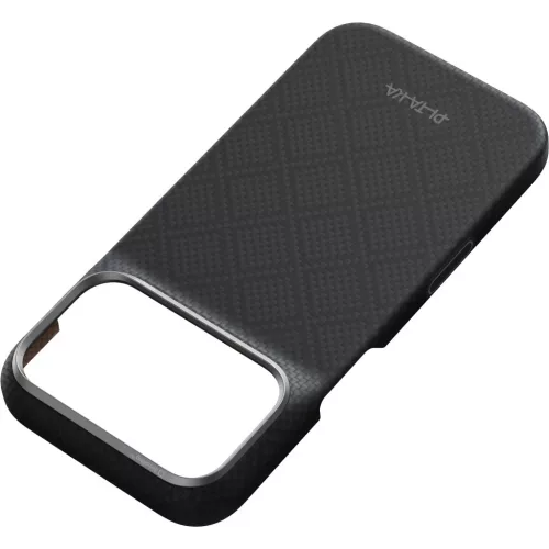  iPhone 18 Pro / 17 Pro bazaltfekete Pitaka Edge Case Argyle aramid sz-741654371466 2 kép