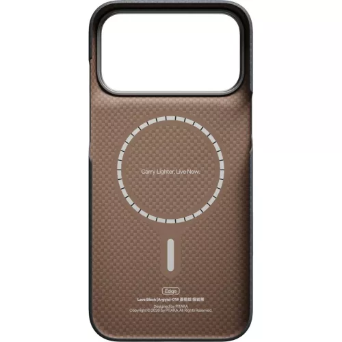  iPhone 18 Pro Max / 17 Pro Max Pitaka Edge Case Argyle MagSafe aramid-741654371572 3 kép