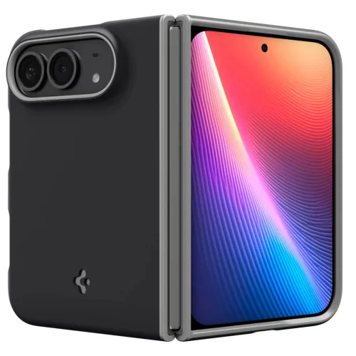  iPhone Duo fekete szezám Spigen Nano Pop MagSafe védőtok-8800337248203 2 kép