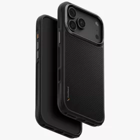    iPhone 18 Pro Max / 17 Pro Max fekete UNIQ Keva MagClick védőtok