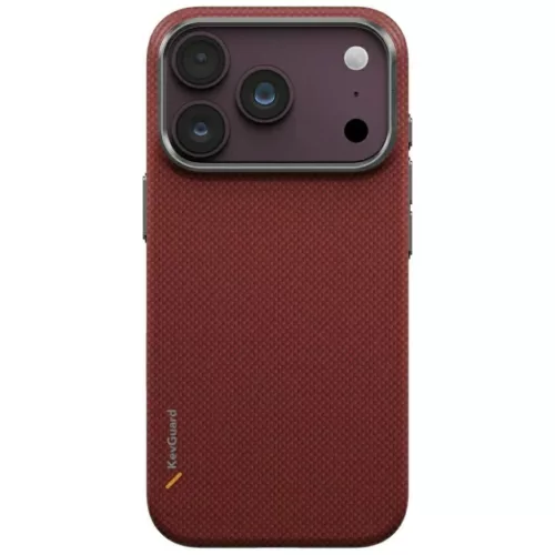  iPhone 18 Pro / 17 Pro piros UNIQ Keva EDGE MagClick tok-8886463699553 2 kép