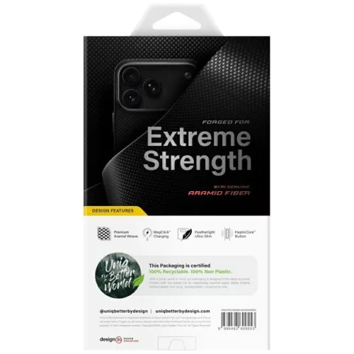  iPhone 18 Pro / 17 Pro piros UNIQ Keva EDGE MagClick tok-8886463699553 10 kép