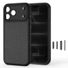  Apple iPhone 17 Pro / 18 Pro karbonfekete Tech-Protect MagCam MagSafe-5906302341238 3 kép