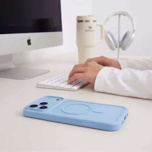  Apple iPhone 17 Pro Max / iPhone 18 Pro Max matt világoskék Tech-Pr-5906302341672 5 kép