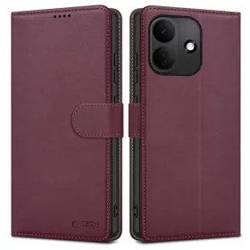  Xiaomi Redmi Note 17 Pro 5G bordó Tech-Protect Wallet pénztárca to-5906302326433 1 kép