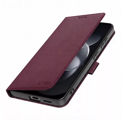  Xiaomi Redmi Note 17 Pro 5G bordó Tech-Protect Wallet pénztárca to-5906302326433 3 kép