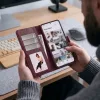  Xiaomi Redmi Note 17 Pro 5G bordó Tech-Protect Wallet pénztárca to-5906302326433 4 kép