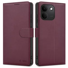  Xiaomi Redmi Note 17 Pro Max 5G Bordó Tech-Protect Wallet oldalra ny-5906302326501 1 kép