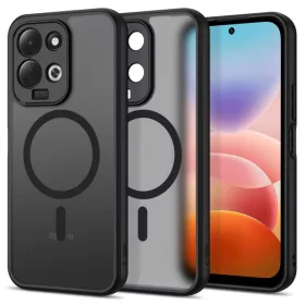  Xiaomi Redmi 17 4G / 5G matt fekete Tech-Protect Magmat MagSafe tok-5906302342815 1 kép