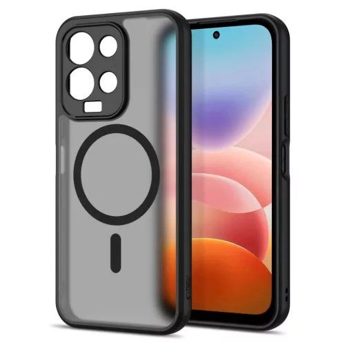 Xiaomi Redmi 17 4G / 5G matt fekete Tech-Protect Magmat MagSafe tok-5906302342815 2 kép