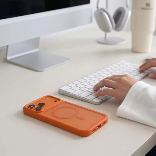  iPhone 17 Pro / 18 Pro matt kozmikus narancssárga Tech-Protect Magma-5906302341627 6 kép