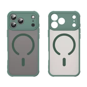  iPhone 18 Pro / iPhone 17 Pro zöld Techsuit HaloFrost II MagSafe tok-5949419380349 2 kép
