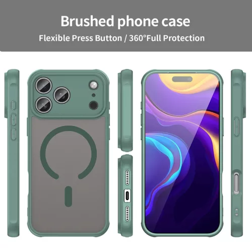  iPhone 18 Pro Max / iPhone 17 Pro Max zöld Techsuit HaloFrost II Mag-5949419380431 6 kép