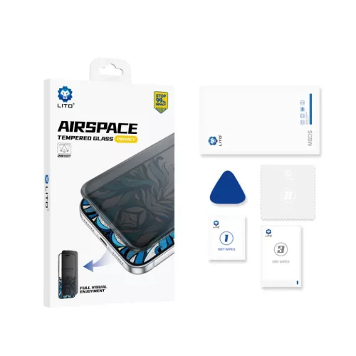  iPhone 18 Pro Lito Airspace Border betekintésgátló edzett üvegfó-5949419377899 7 kép