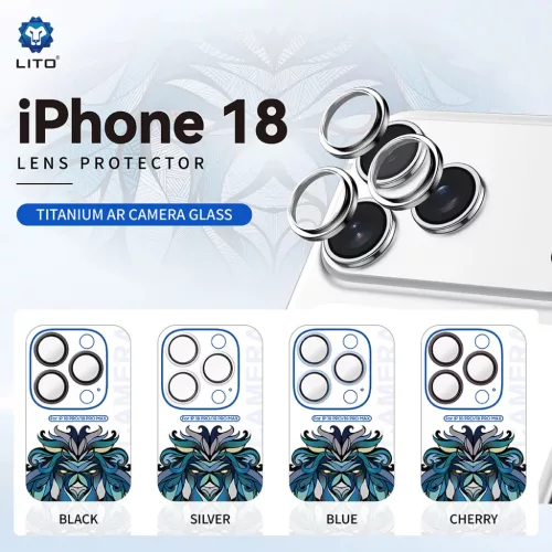 Apple iPhone 18 Pro / iPhone 18 Pro Max Fekete Lito Titanium AR kamera-5949419377639 6 kép