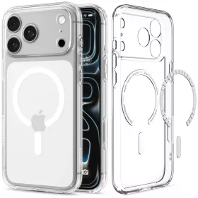  iPhone 18 Pro / 17 Pro átlátszó és fehér Spigen Ultra Hybrid Mag-8800337252811 2 kép