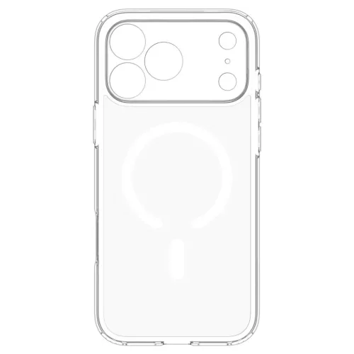  iPhone 18 Pro / 17 Pro átlátszó és fehér Spigen Ultra Hybrid Mag-8800337252811 5 kép