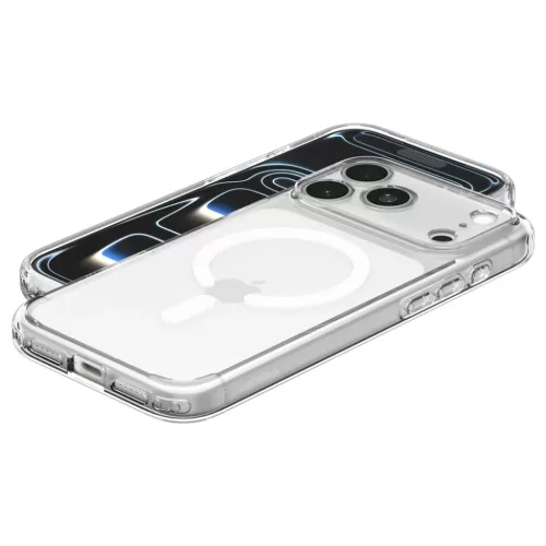  iPhone 18 Pro / 17 Pro átlátszó és fehér Spigen Ultra Hybrid Mag-8800337252811 9 kép