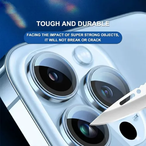  iPhone 18 Pro / iPhone 18 Pro Max kék Lito S+ kameralencse-védő ü-5949419377943 5 kép