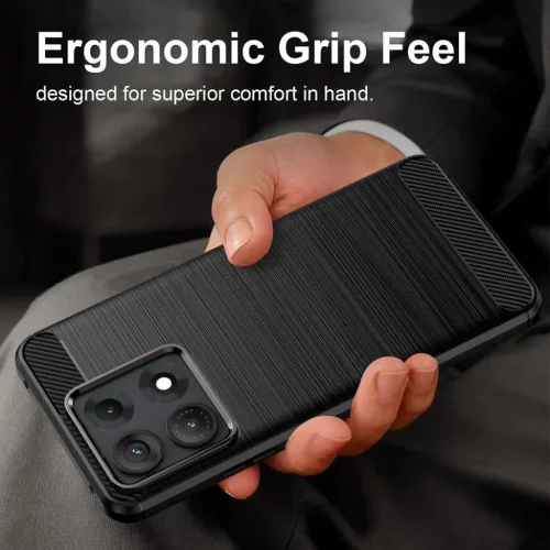  Motorola Edge 70 Max fekete Techsuit Carbon Silicone tok-5949419383760 2 kép