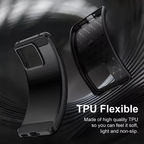  Motorola Edge 70 Max fekete Techsuit Carbon Silicone tok-5949419383760 5 kép