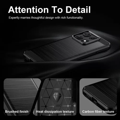  Motorola Edge 70 Max fekete Techsuit Carbon Silicone tok-5949419383760 6 kép