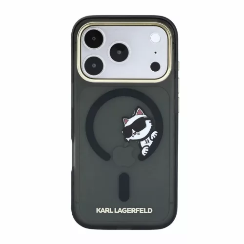  Apple iPhone 18 Pro fekete Karl Lagerfeld IML Choupette Peekaboo MagS-3666339661847 3 kép