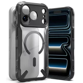   Apple iPhone 17 Pro Max / 18 Pro Max fekete Ringke Fusion X mágneses MagSafe tok