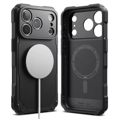  Apple iPhone 17 Pro Max / 18 Pro Max fekete Ringke Rugged Gear Magnet-8800380462267 2 kép