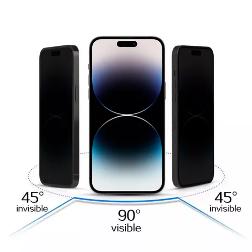  iPhone 17 Pro Max Tel Protect 10X Privacy Titanium betekintésgátló-5900217509875 5 kép