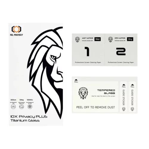 iPhone 17 Pro Max Tel Protect 10X Privacy Titanium betekintésgátló-5900217509875 6 kép