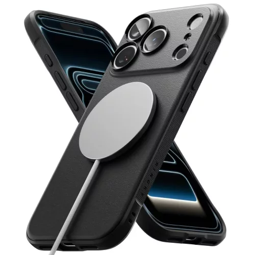 Apple iPhone 17 Pro / 18 Pro fekete Ringke Onyx mágneses MagSafe tok-8800380462960 4 kép