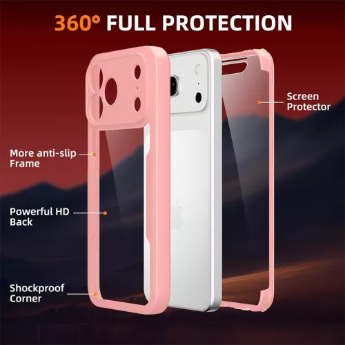 iPhone 18 Pro Max / iPhone 17 Pro Max rózsaszín Techsuit ColorVerse -5949419380141 2 kép