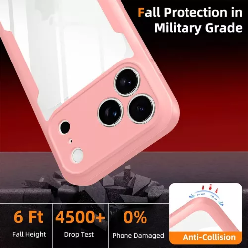 iPhone 18 Pro Max / iPhone 17 Pro Max rózsaszín Techsuit ColorVerse -5949419380141 3 kép