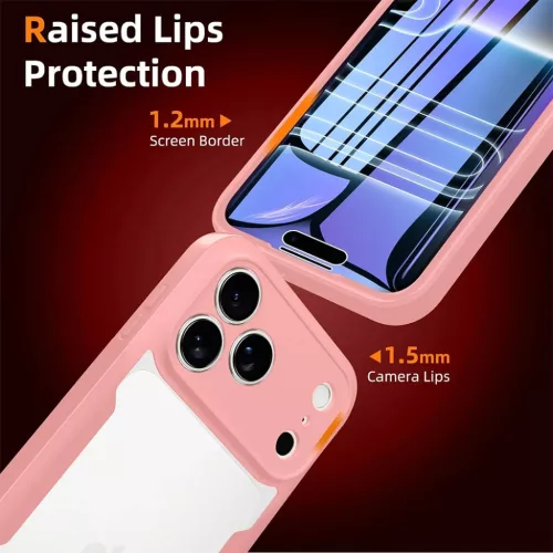 iPhone 18 Pro Max / iPhone 17 Pro Max rózsaszín Techsuit ColorVerse -5949419380141 4 kép