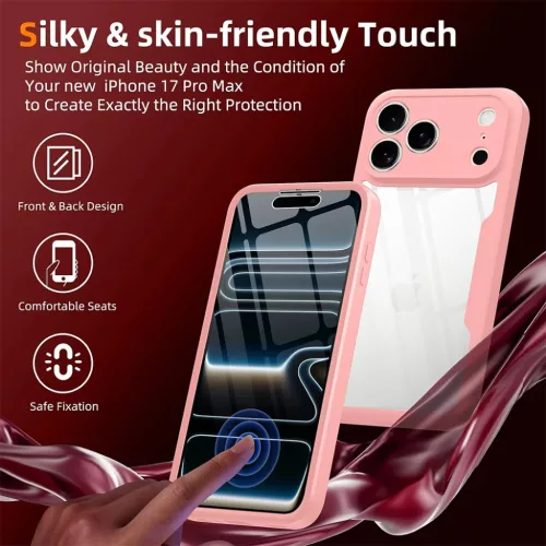 iPhone 18 Pro Max / iPhone 17 Pro Max rózsaszín Techsuit ColorVerse -5949419380141 5 kép