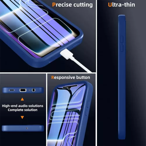 iPhone 18 Pro Max / iPhone 17 Pro Max kék Techsuit ColorVerse 360 tok-5949419380134 6 kép