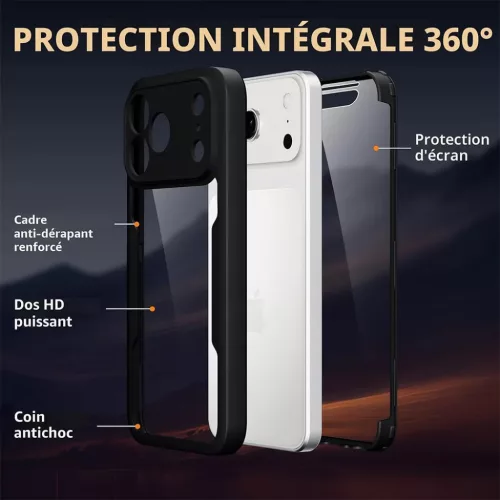 iPhone 18 Pro / iPhone 17 Pro fekete Techsuit ColorVerse 360 Series ü-5949419380110 2 kép